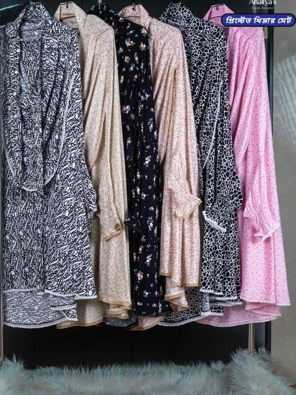 লিনেন খিমার+ প্লাজু সেট